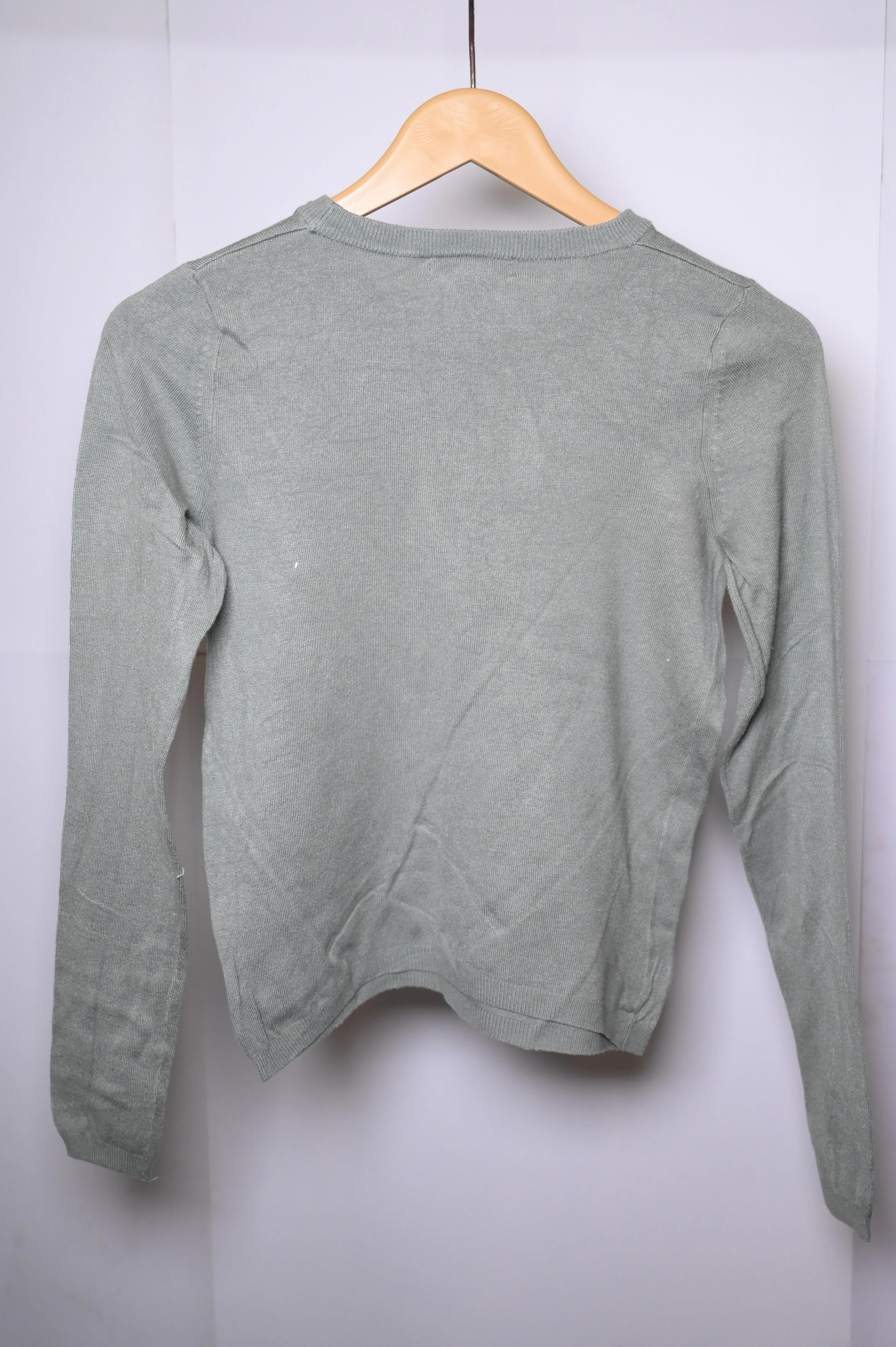 Mango Basic Grey Sweatshirt - Small