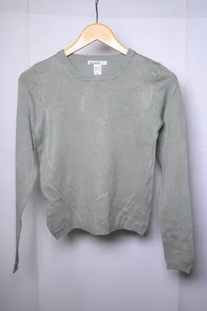 Mango Basic Grey Sweatshirt - Small