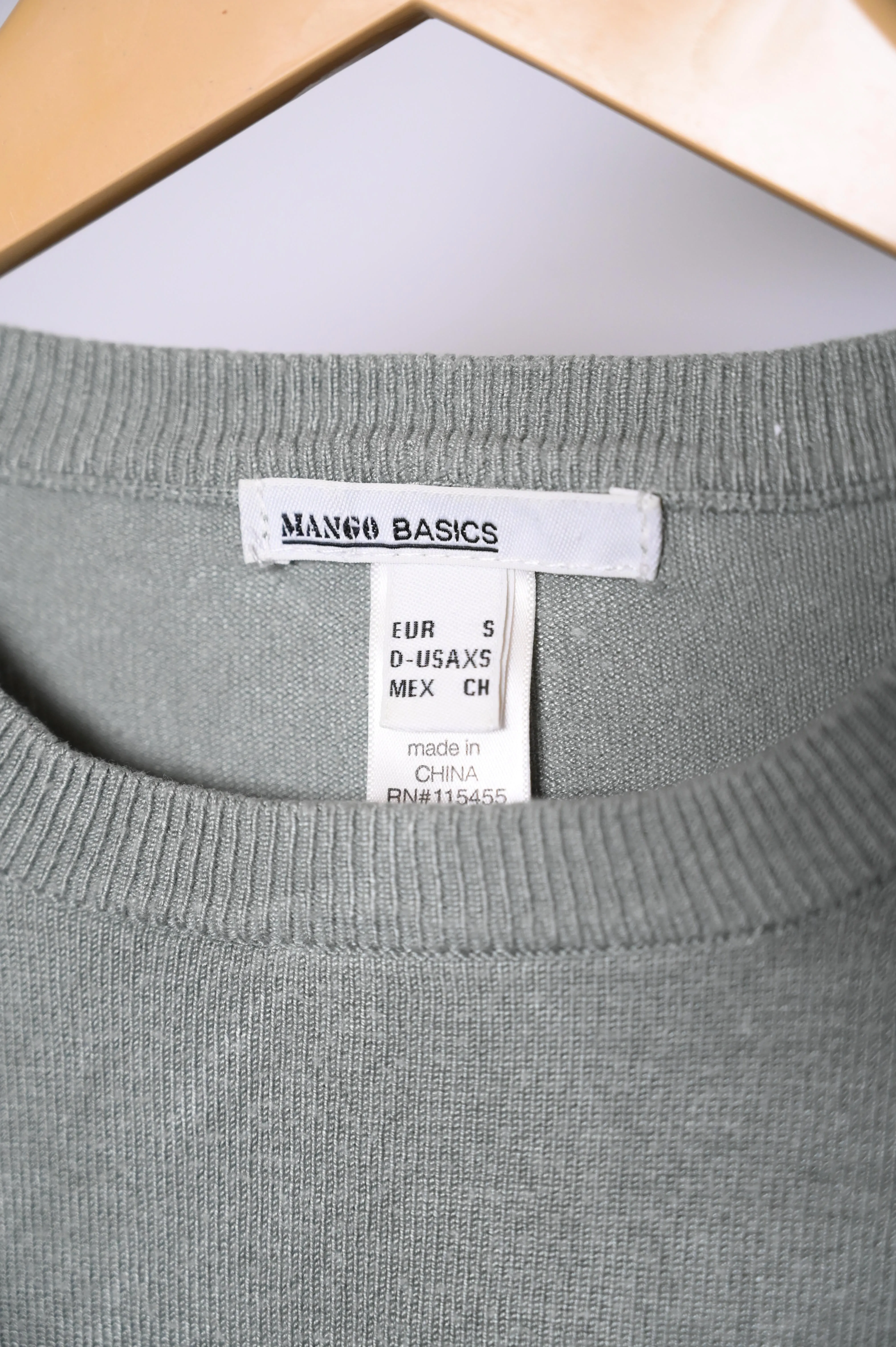 Mango Basic Grey Sweatshirt - Small