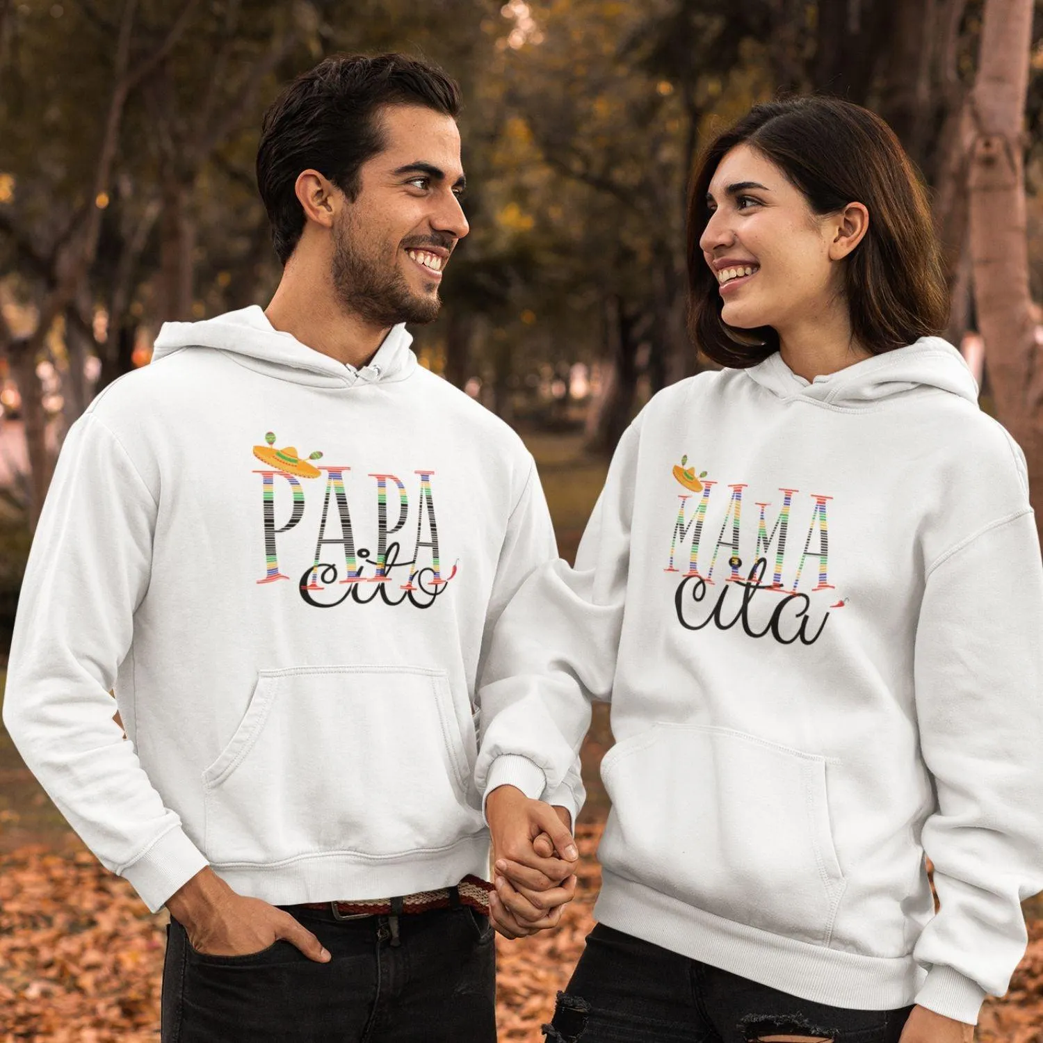 Matching Fiesta Outfits for Couples - Papacito & Mamacita Shirt Set - Cinco de Mayo