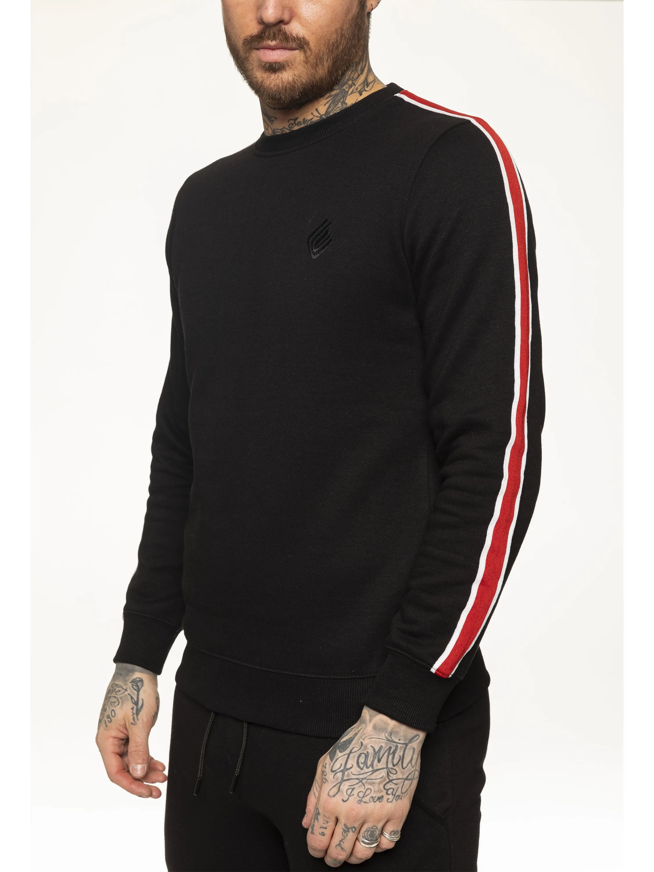 Mens Crew Neck Designer Sweatshirt | Enzo Designer Menswear