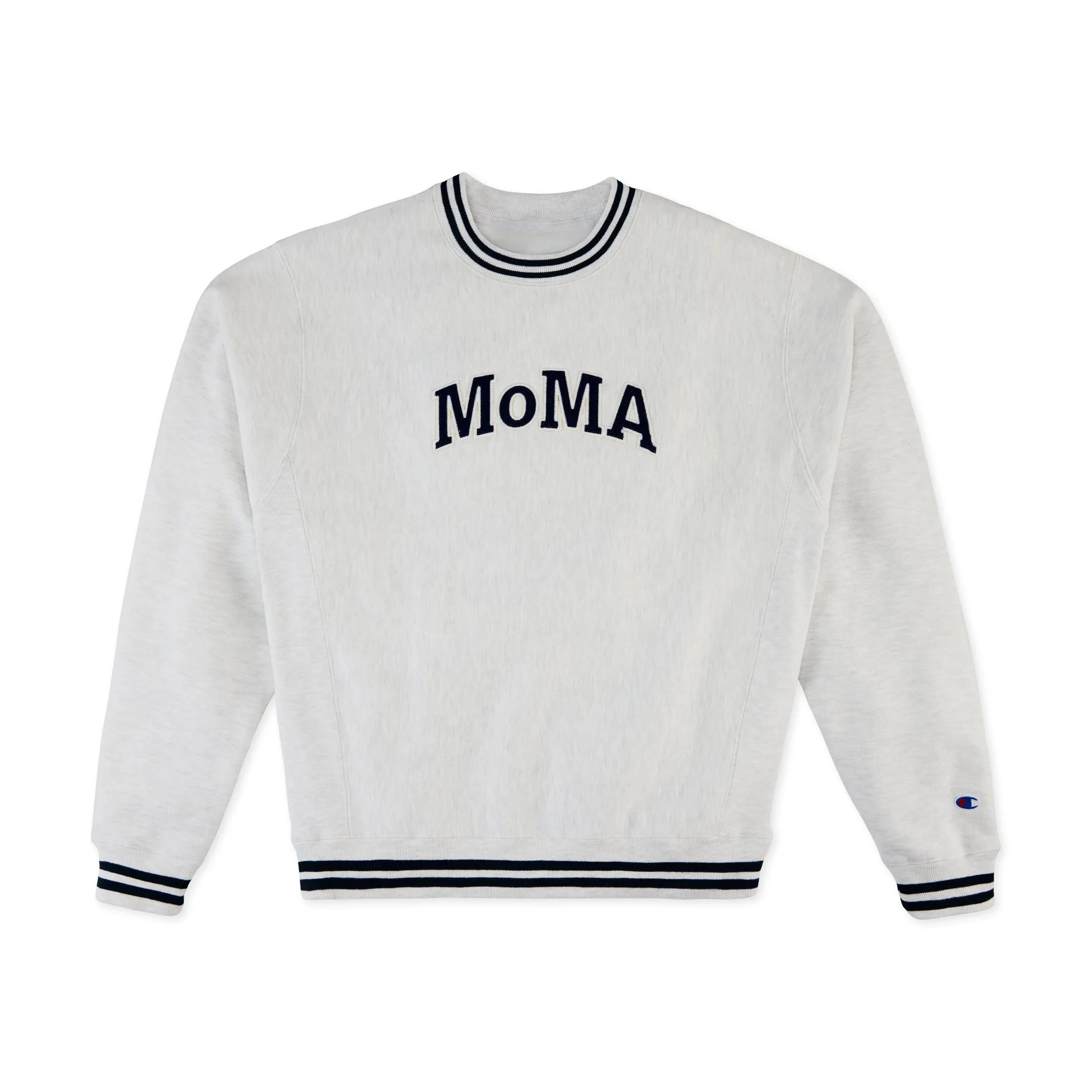 MoMA Champion Striped Sweatshirt