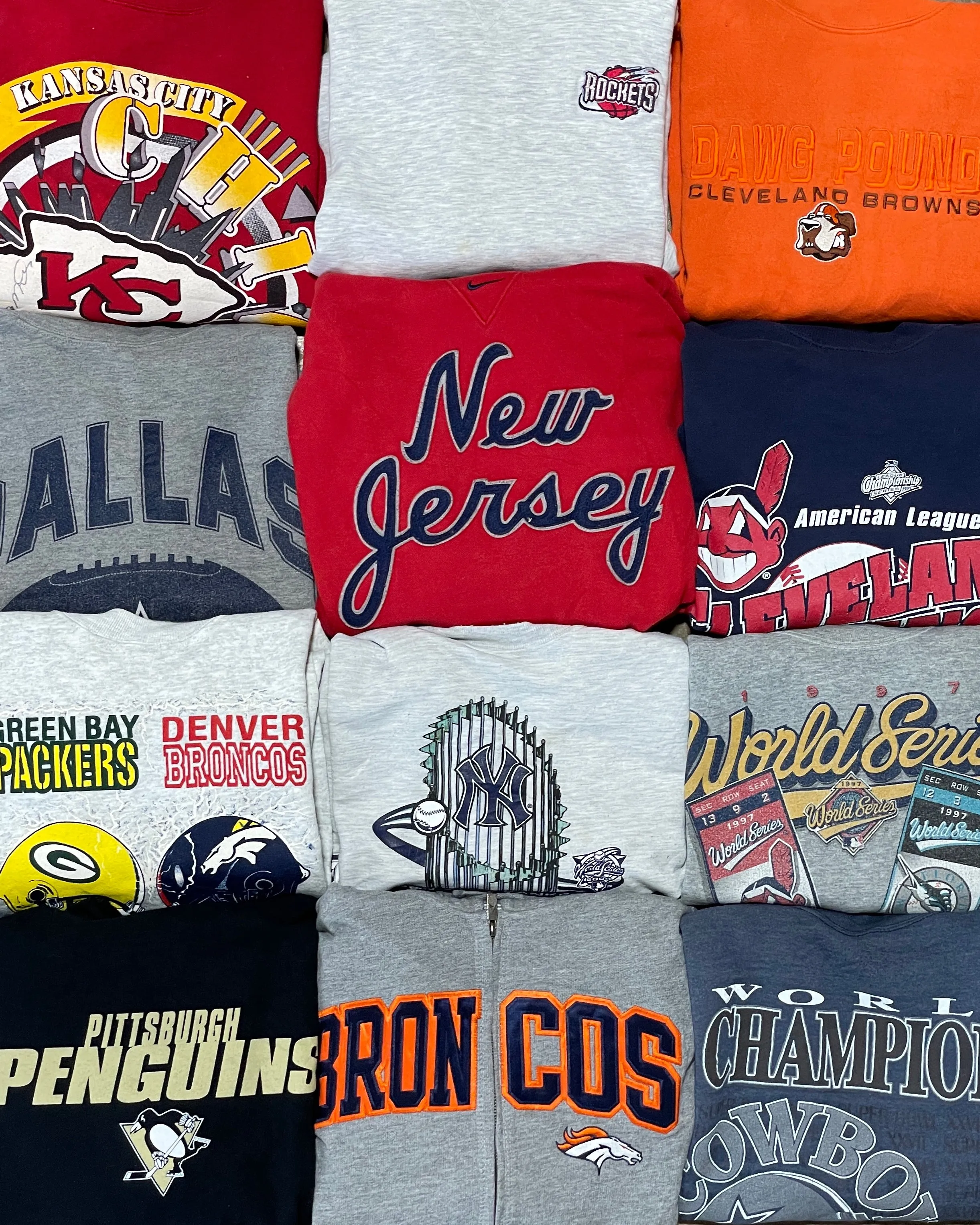 NBA, NFL, MLB, and NHL Sweatshirts