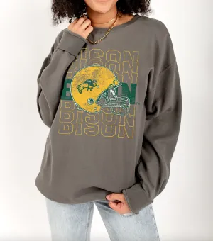 ndsu repeat helmet crewneck