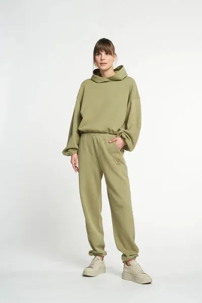 Nomi drawstring hoodie - Pale Green