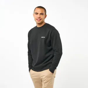 Omnitau Men's Muir Organic Cotton Medium Fit Sweatshirt - Black