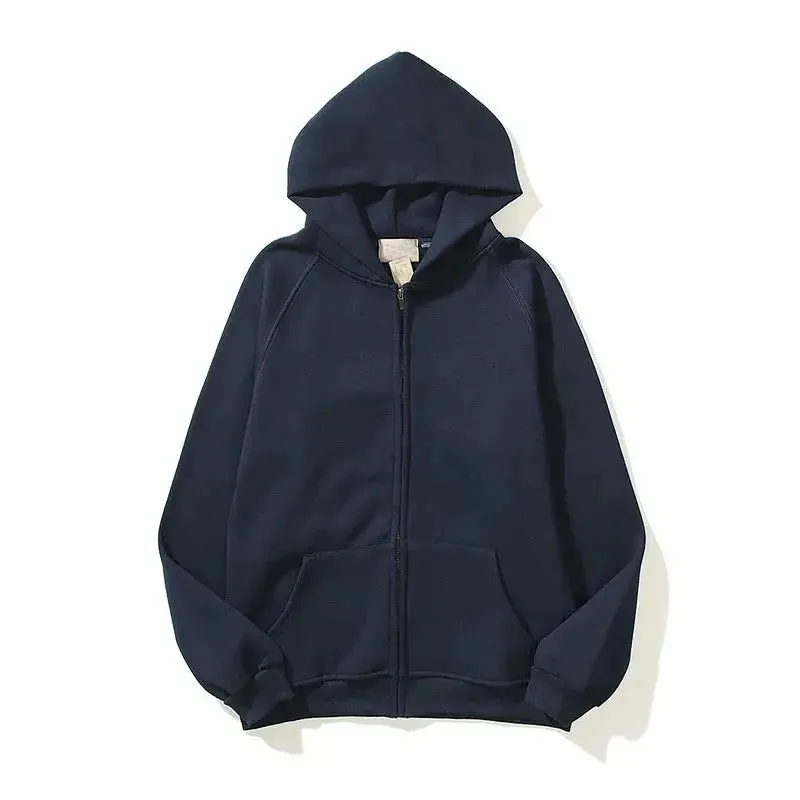 Oversized Casual Essential Zipper Hoodie