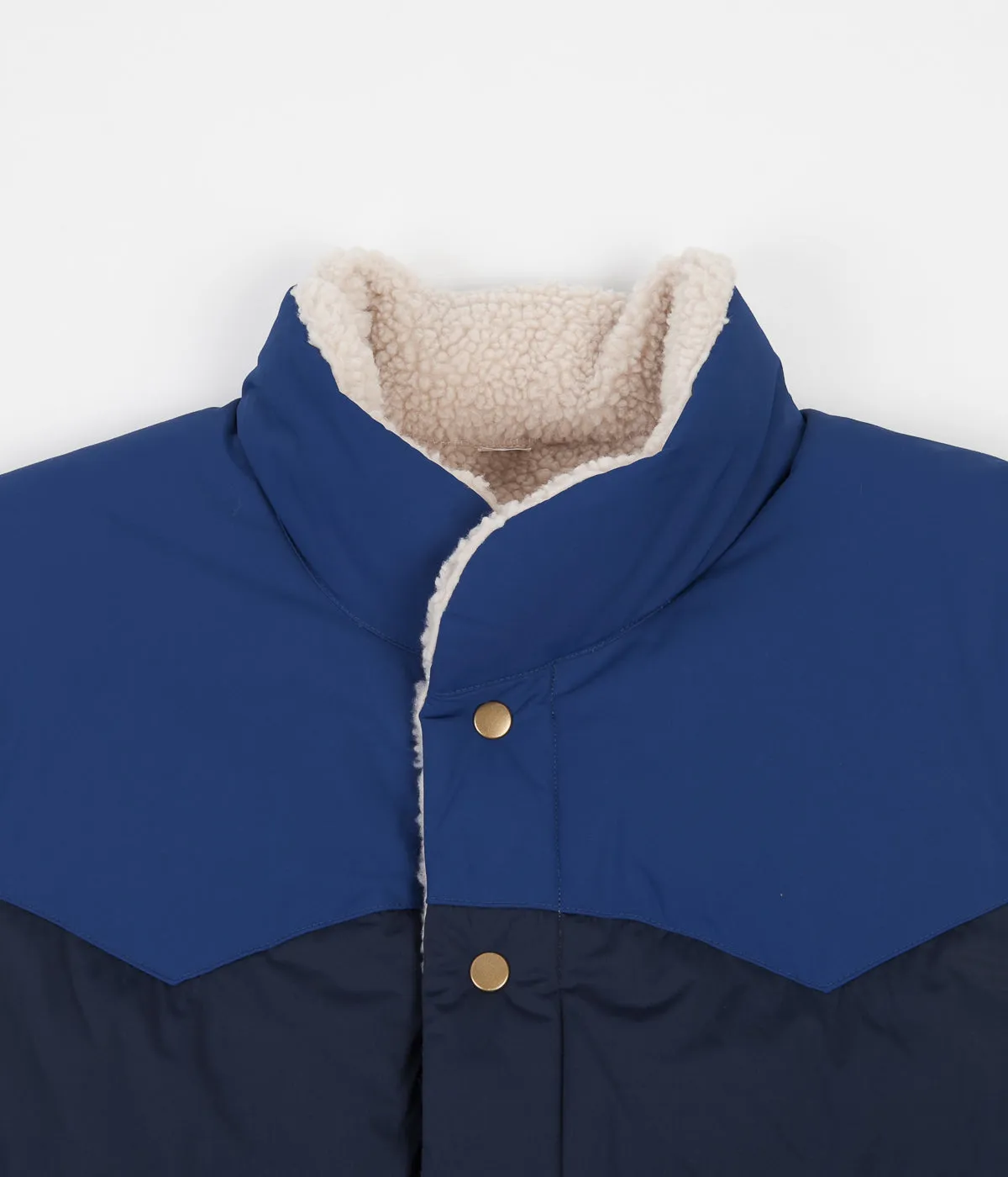 Patagonia Reversible Bivy Down Vest - New Navy