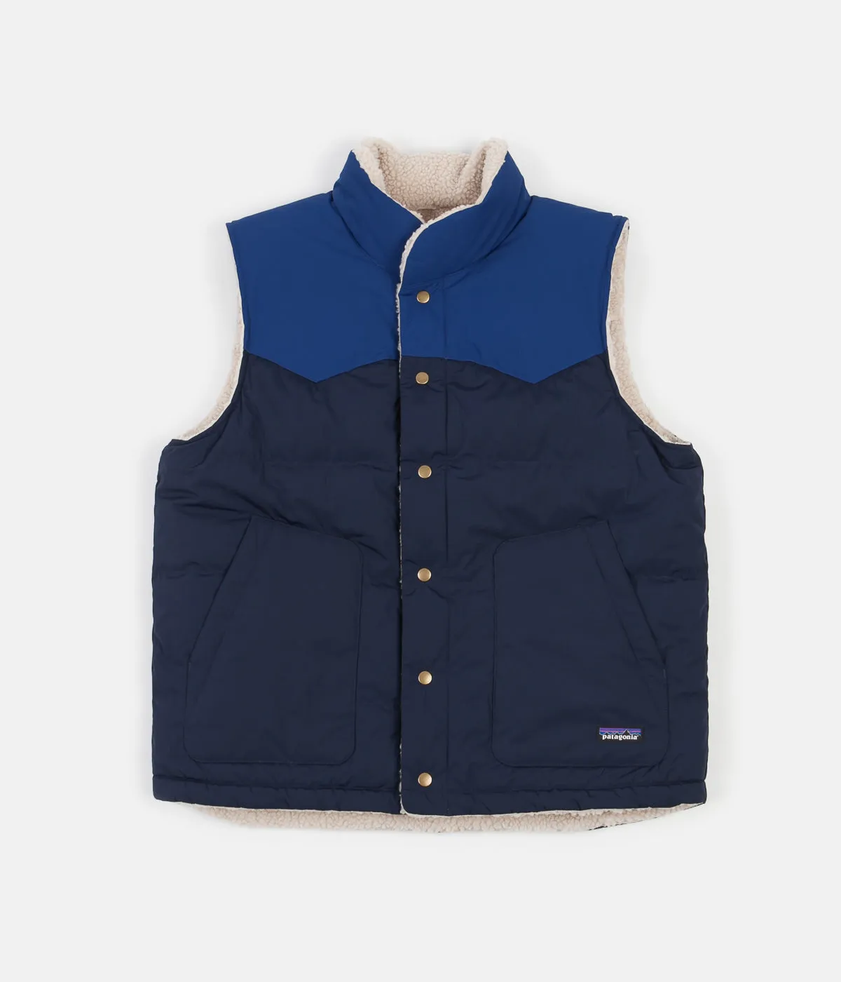 Patagonia Reversible Bivy Down Vest - New Navy