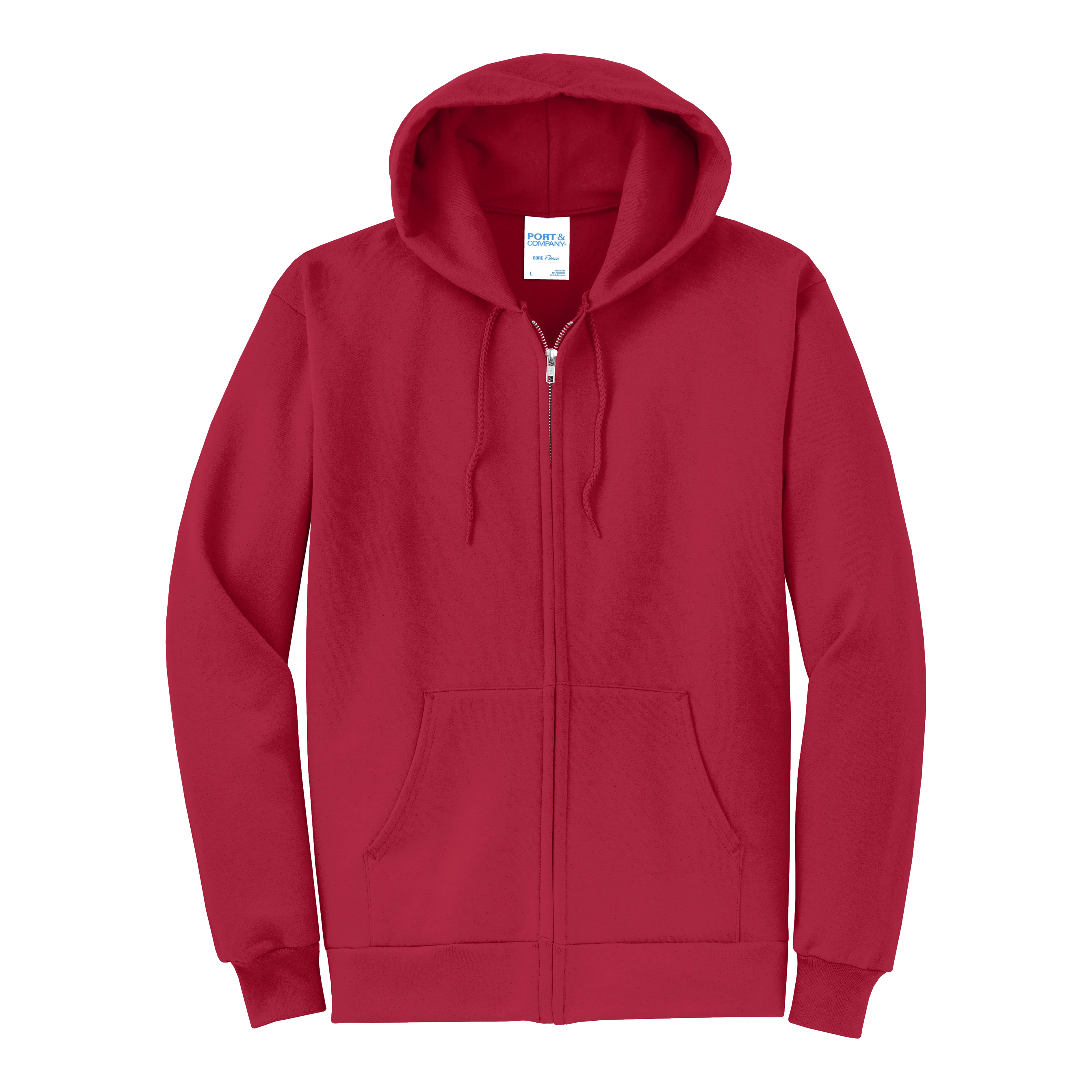 PC78ZH Core Fleece Full-Zip Hooded Sweatshirt