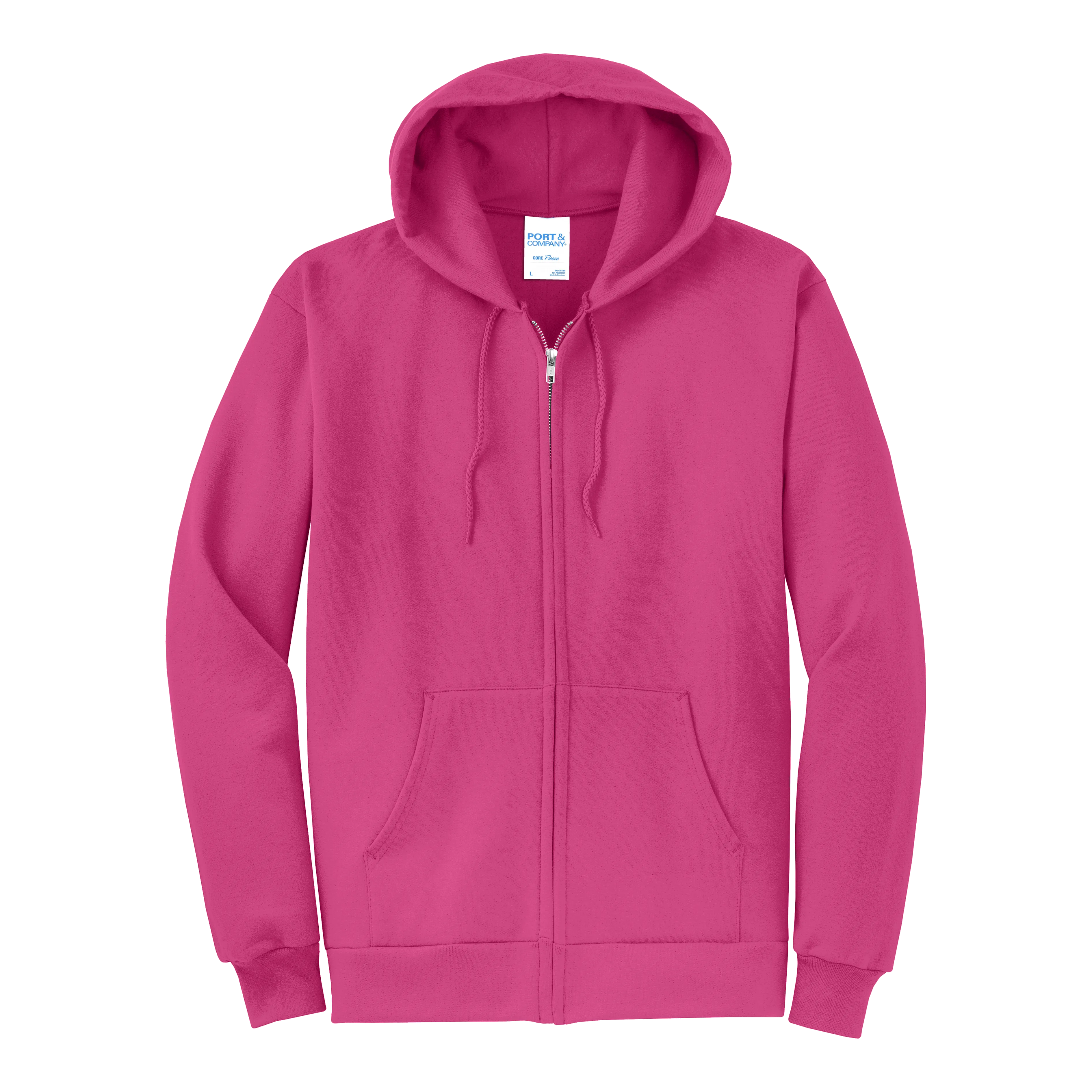 PC78ZH Core Fleece Full-Zip Hooded Sweatshirt