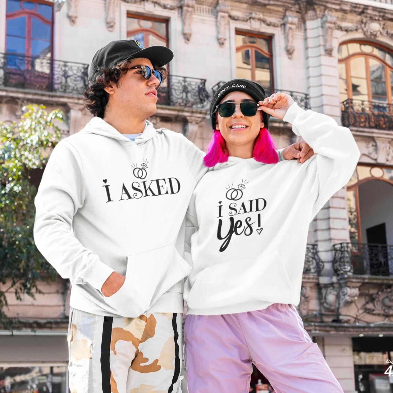 Proposal Celebration Matching Outfits: "I Asked" & "I Said Yes" Sets, Perfect Gifts