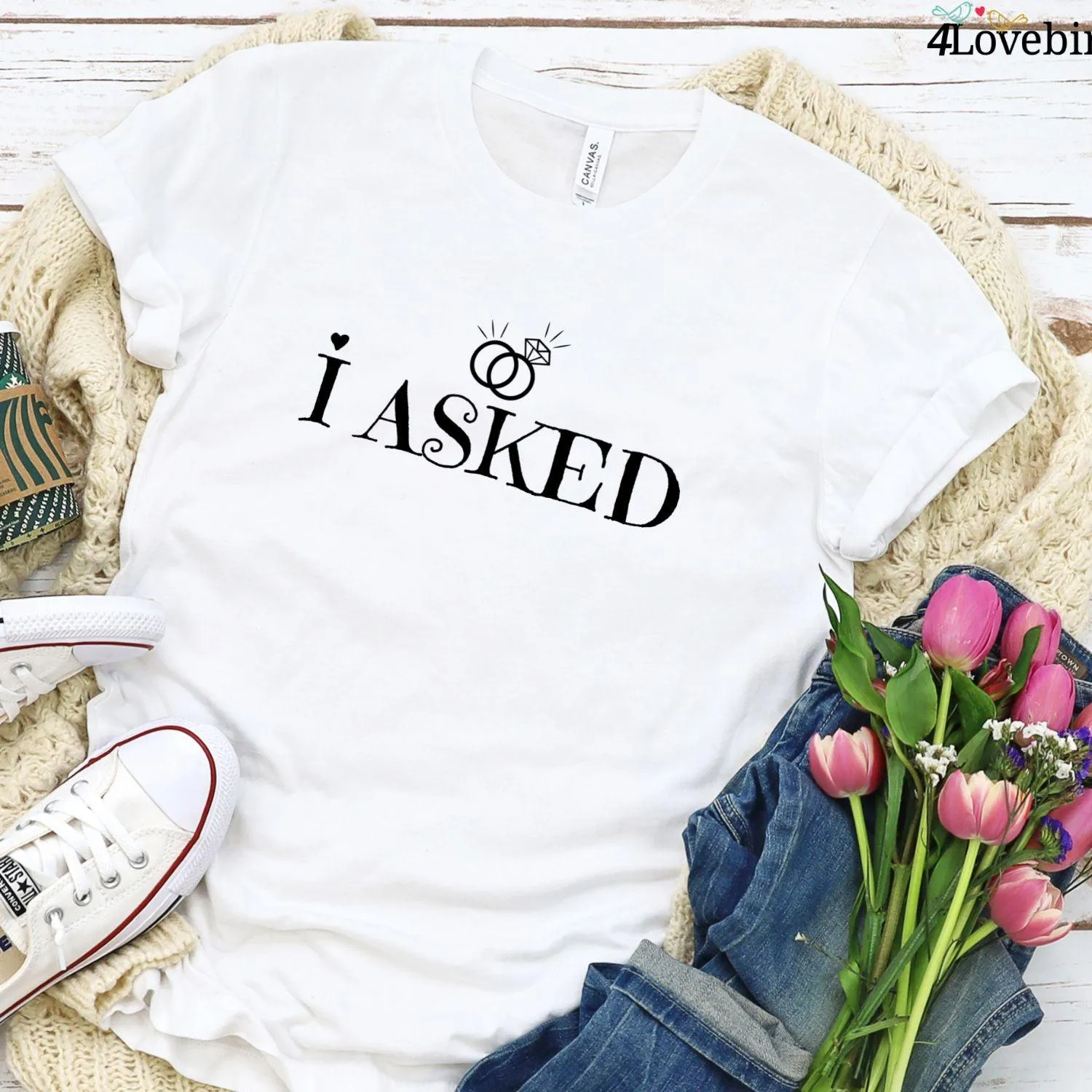 Proposal Celebration Matching Outfits: "I Asked" & "I Said Yes" Sets, Perfect Gifts