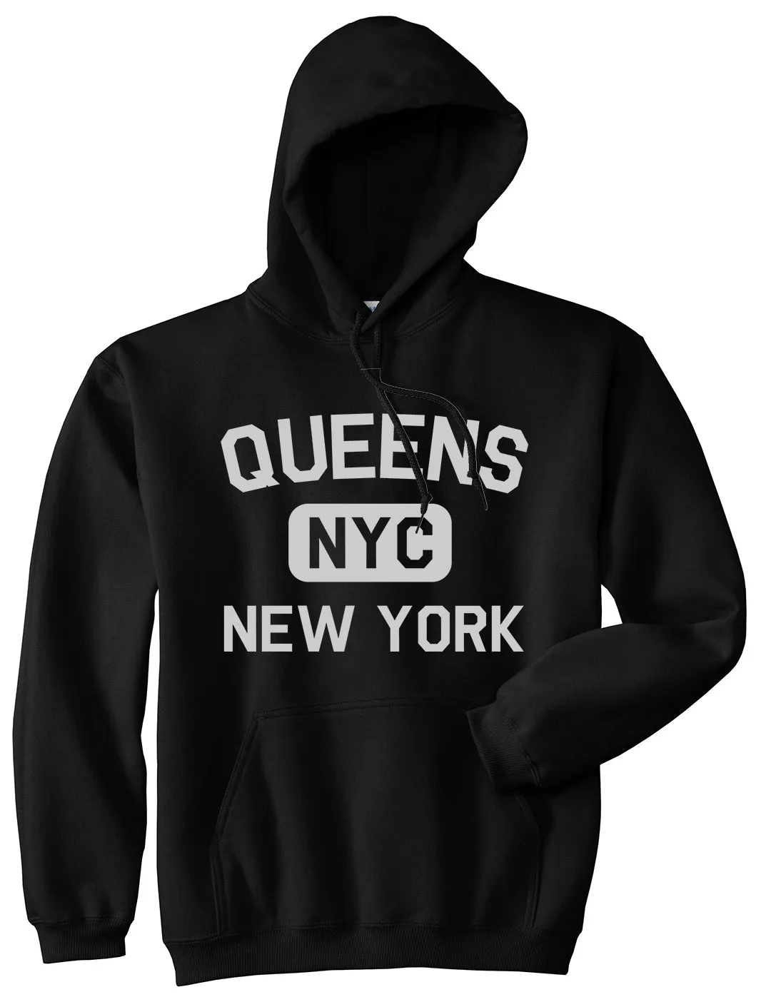 Queens Gym NYC New York Mens Pullover Hoodie