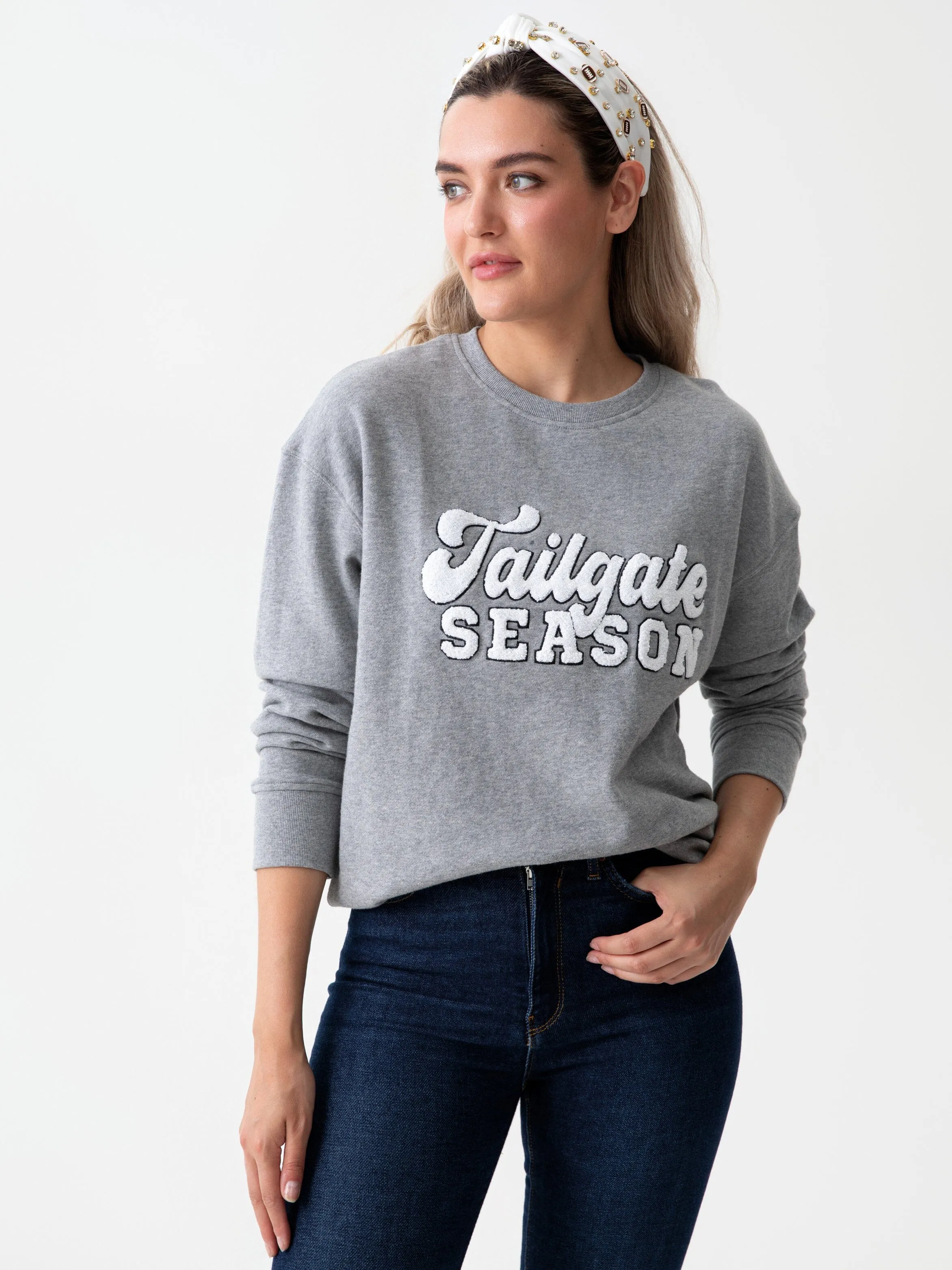 "Tailgate Season" Sweatshirt | Smoke