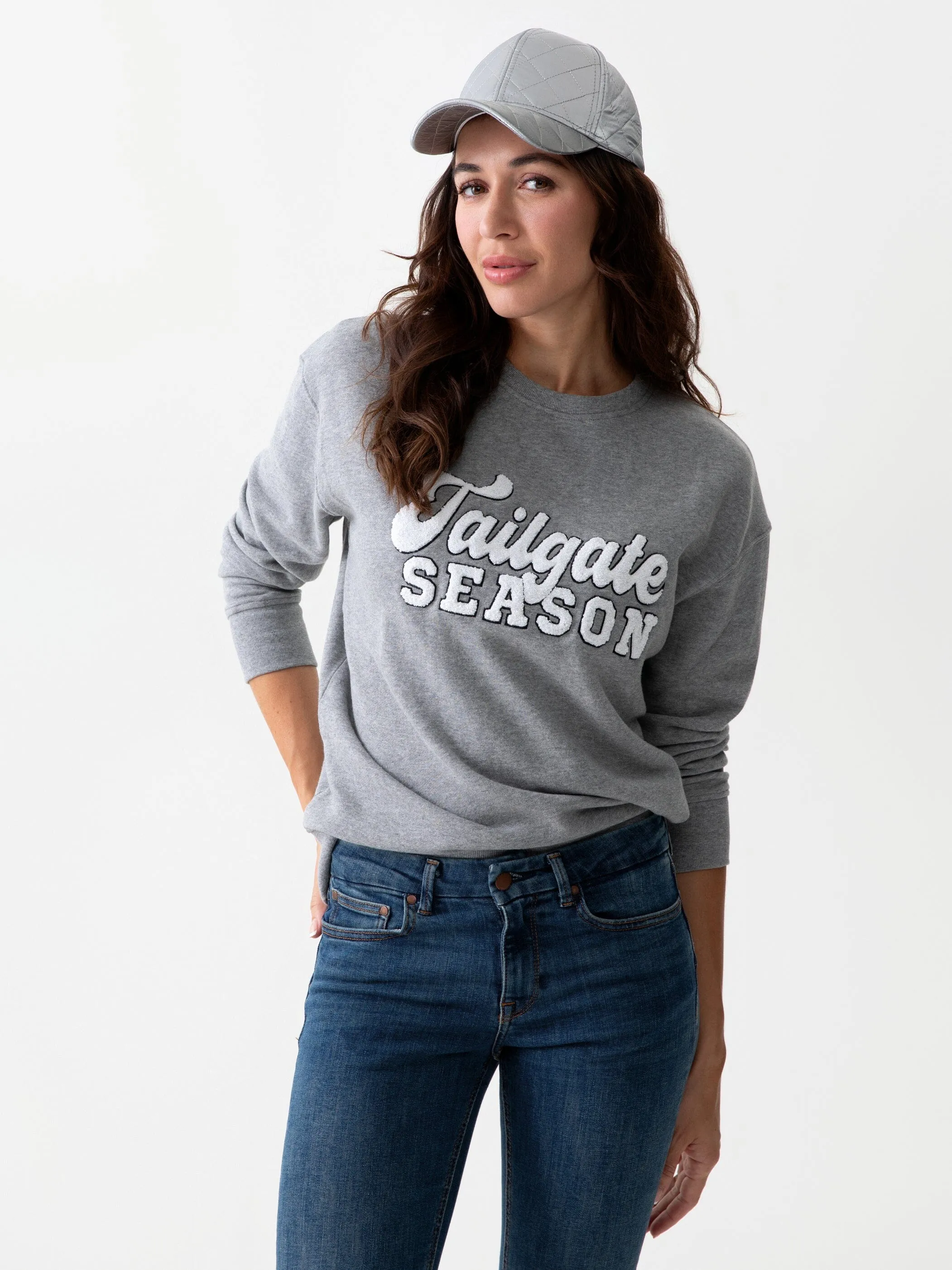 "Tailgate Season" Sweatshirt | Smoke