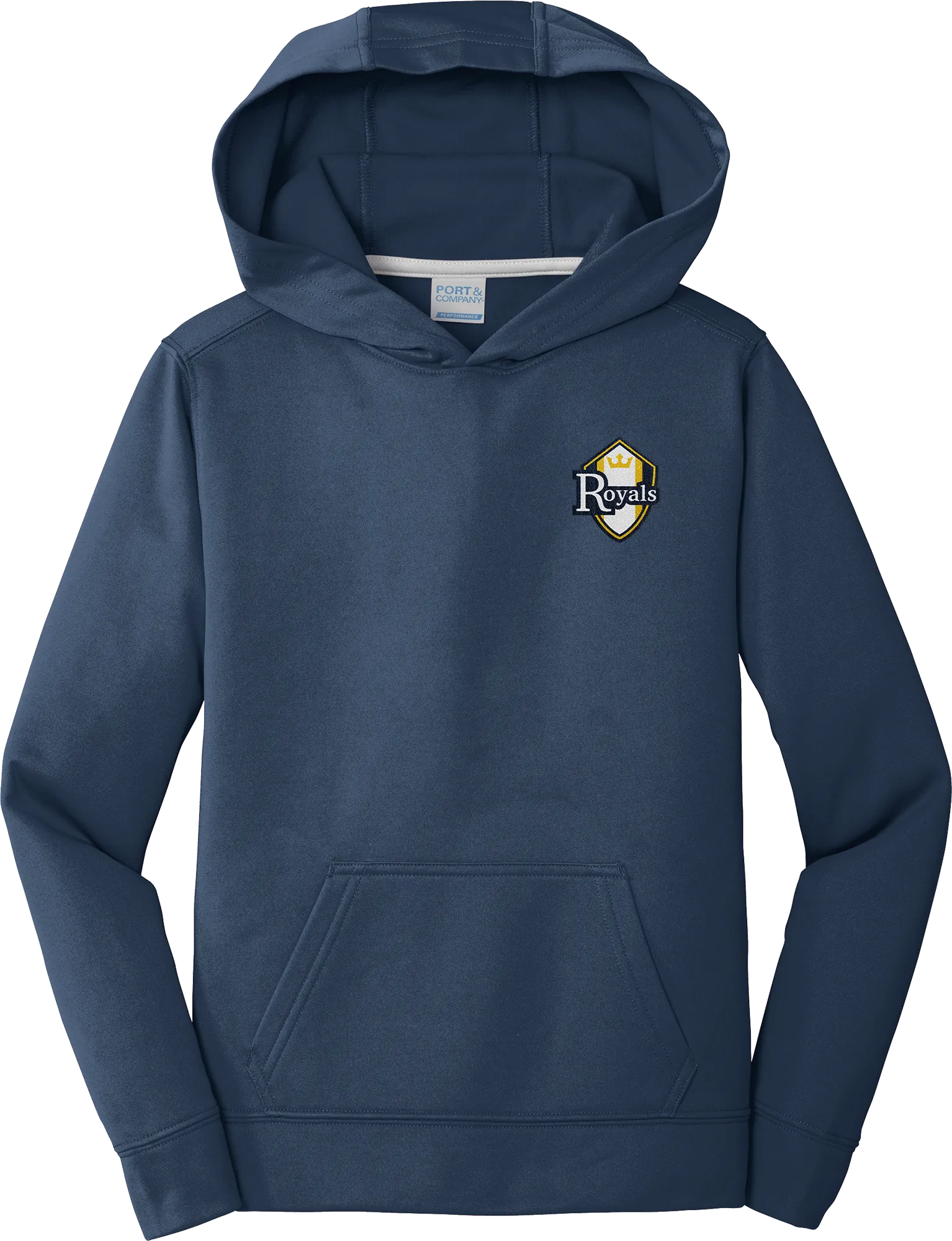 Royals Hockey Club Youth Performance Fleece Pullover Hooded Sweatshirt