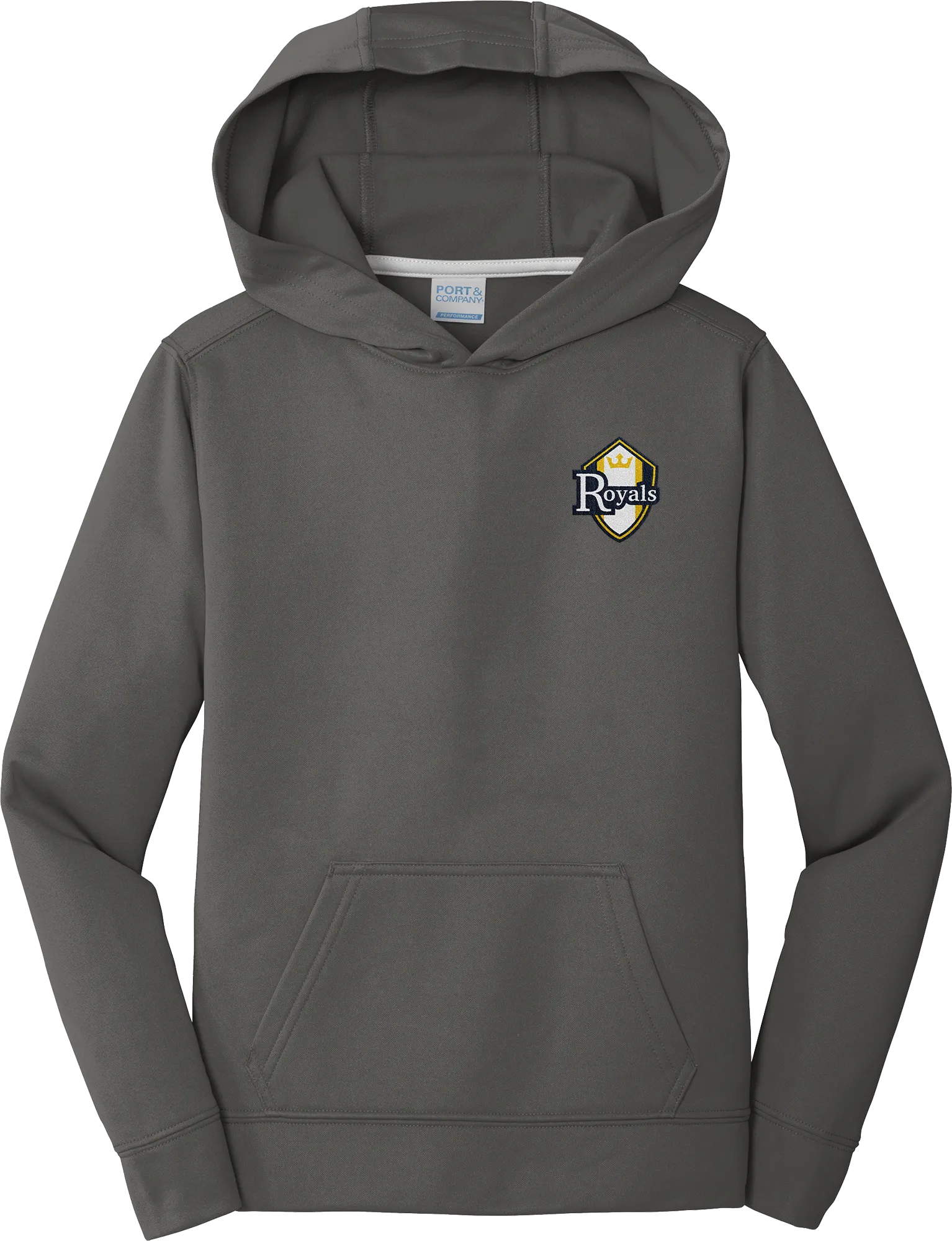 Royals Hockey Club Youth Performance Fleece Pullover Hooded Sweatshirt