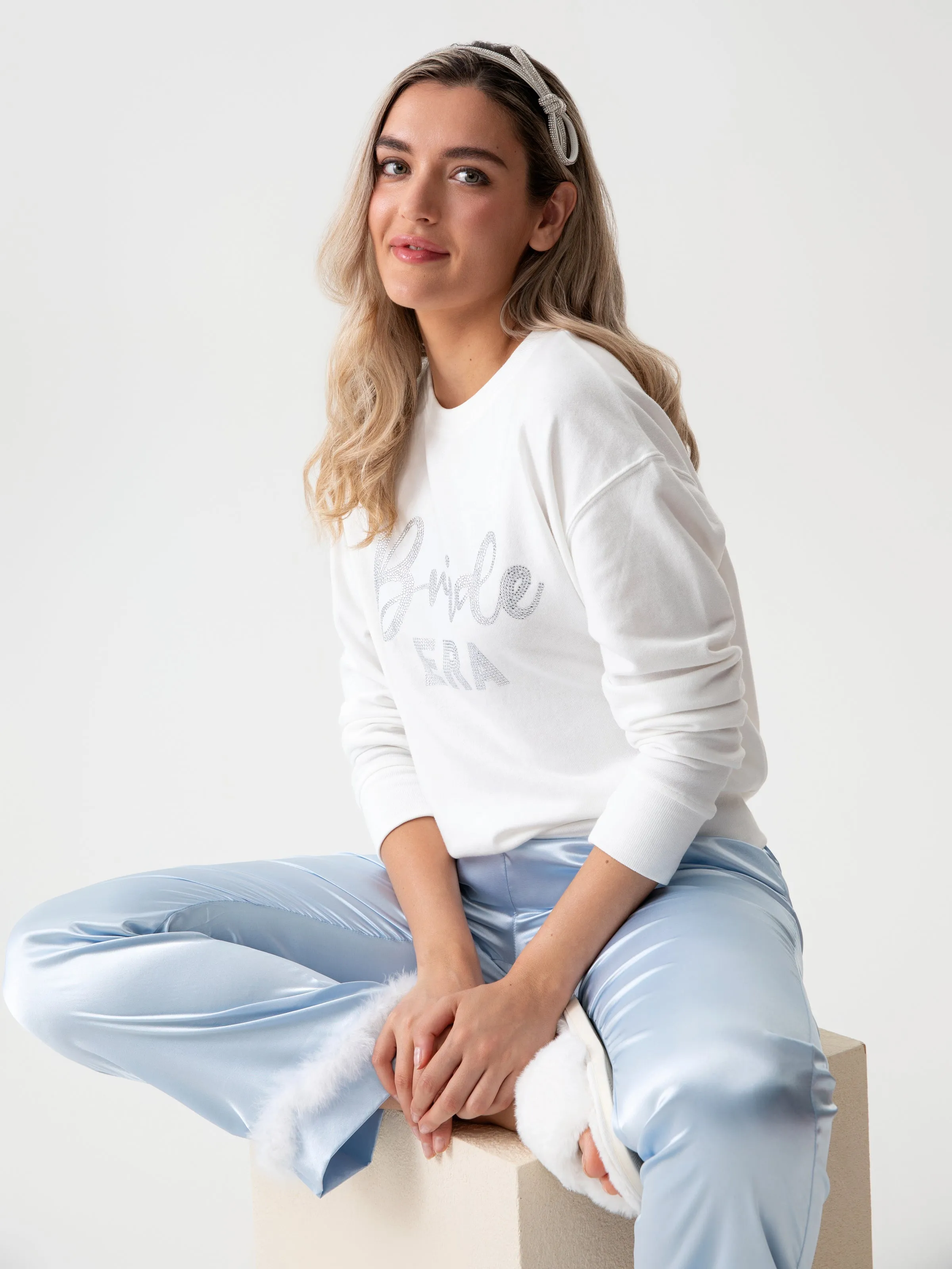 Shiraleah "Bride Era" Sweatshirt, Ivory