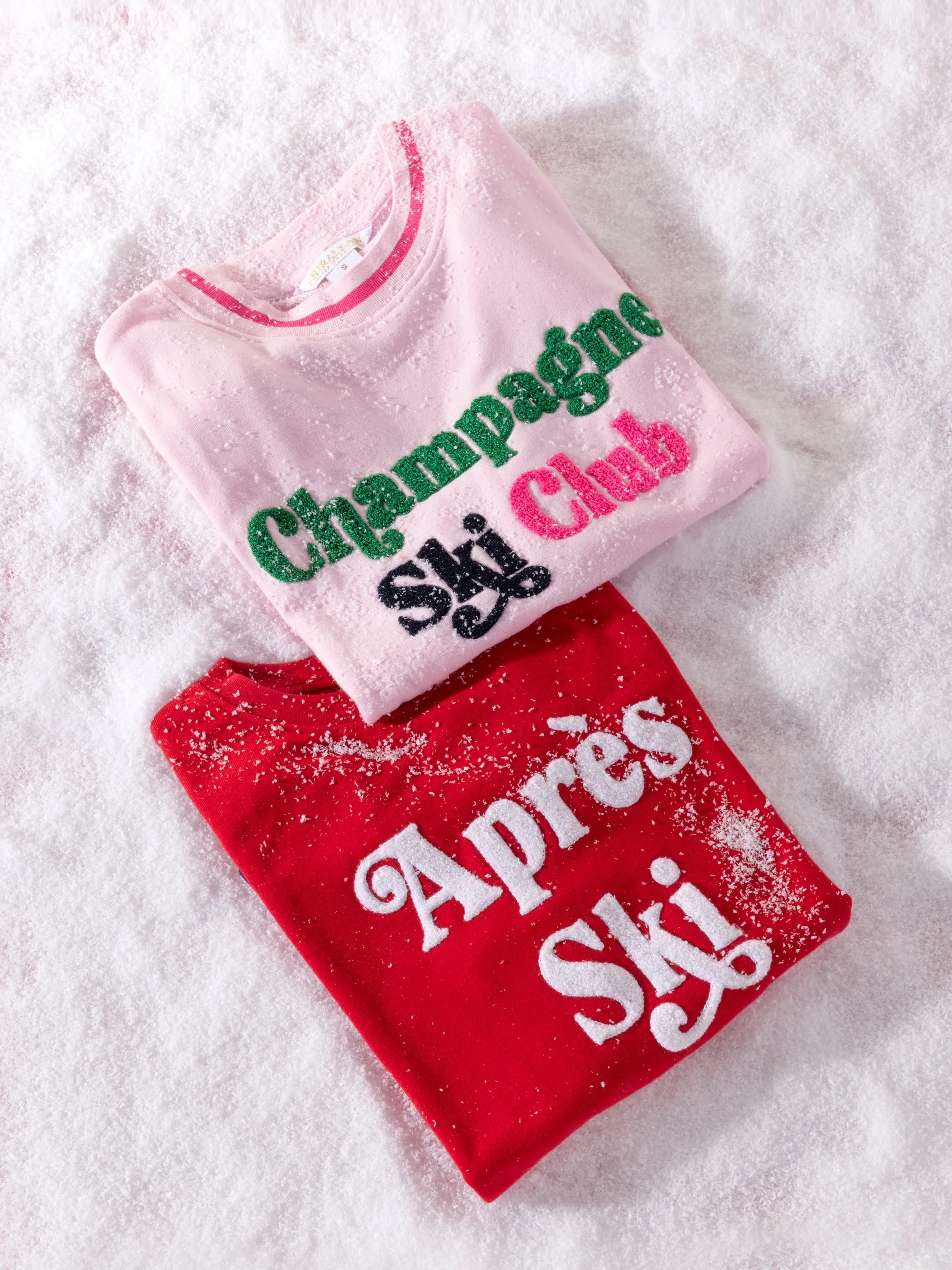 Shiraleah "Champagne Ski Club" Sweatshirt, Blush