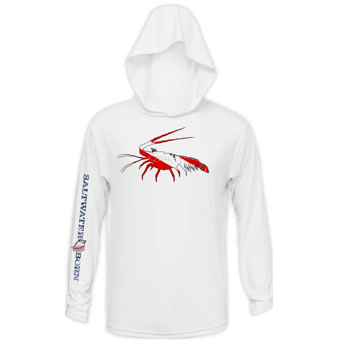 Spiny Lobster Long Sleeve UPF 50  Dry-Fit Hoodie