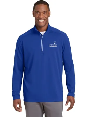 Sport-Tek Sport-Wick Textured 1/4-Zip Pullover