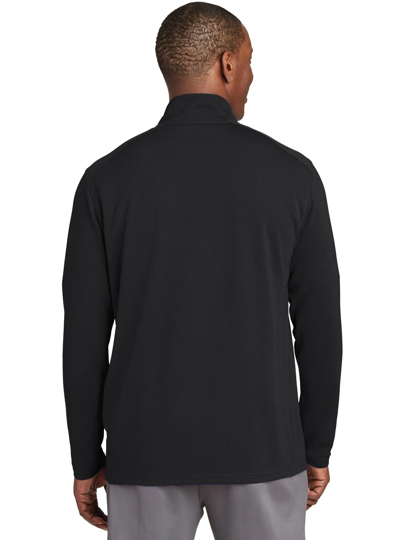 Sport-Tek Sport-Wick Textured 1/4-Zip Pullover