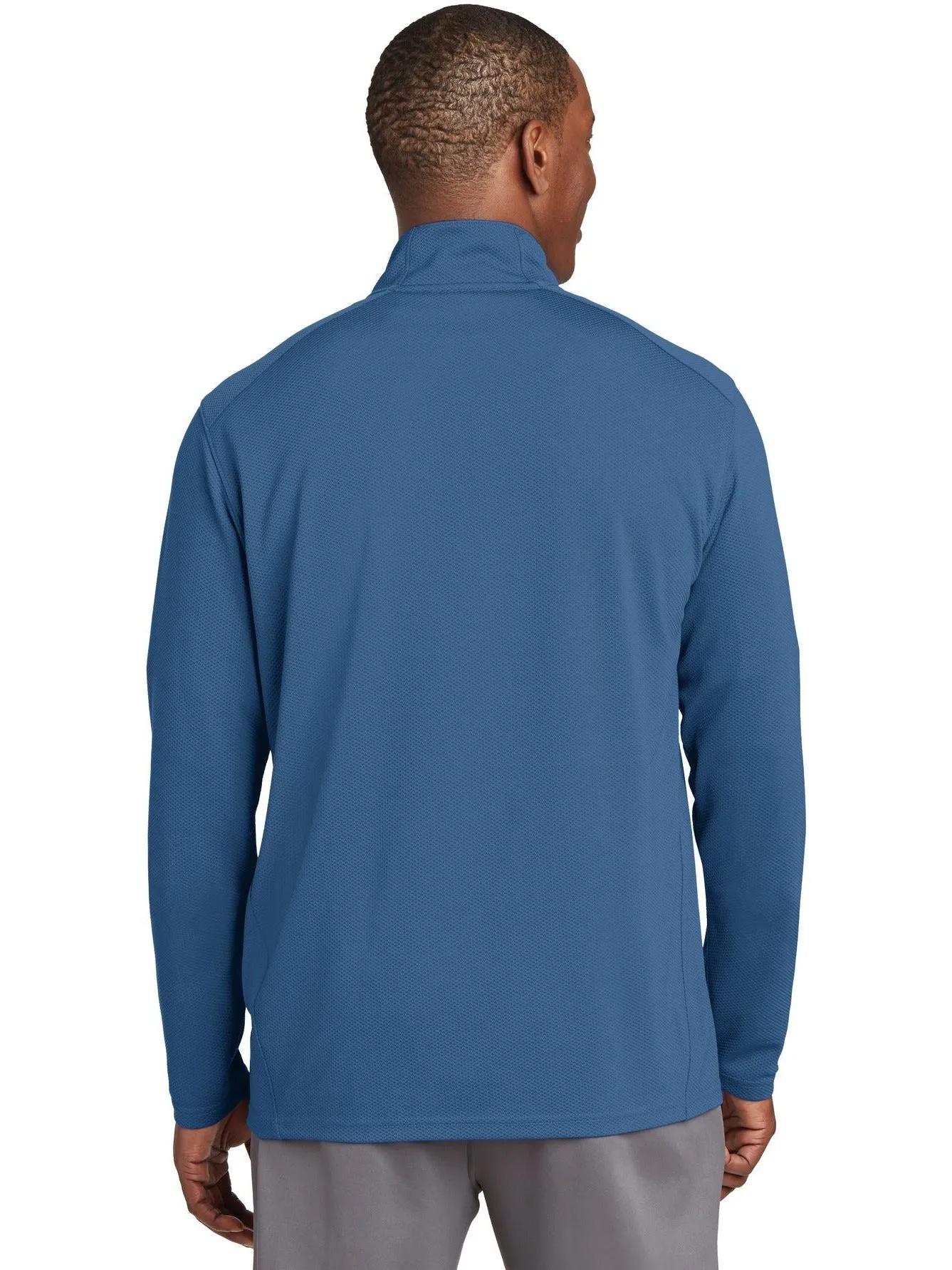 Sport-Tek Sport-Wick Textured 1/4-Zip Pullover