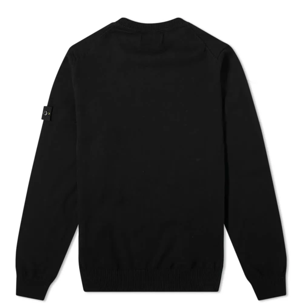 Stone Island Junior Black Classic Crewneck