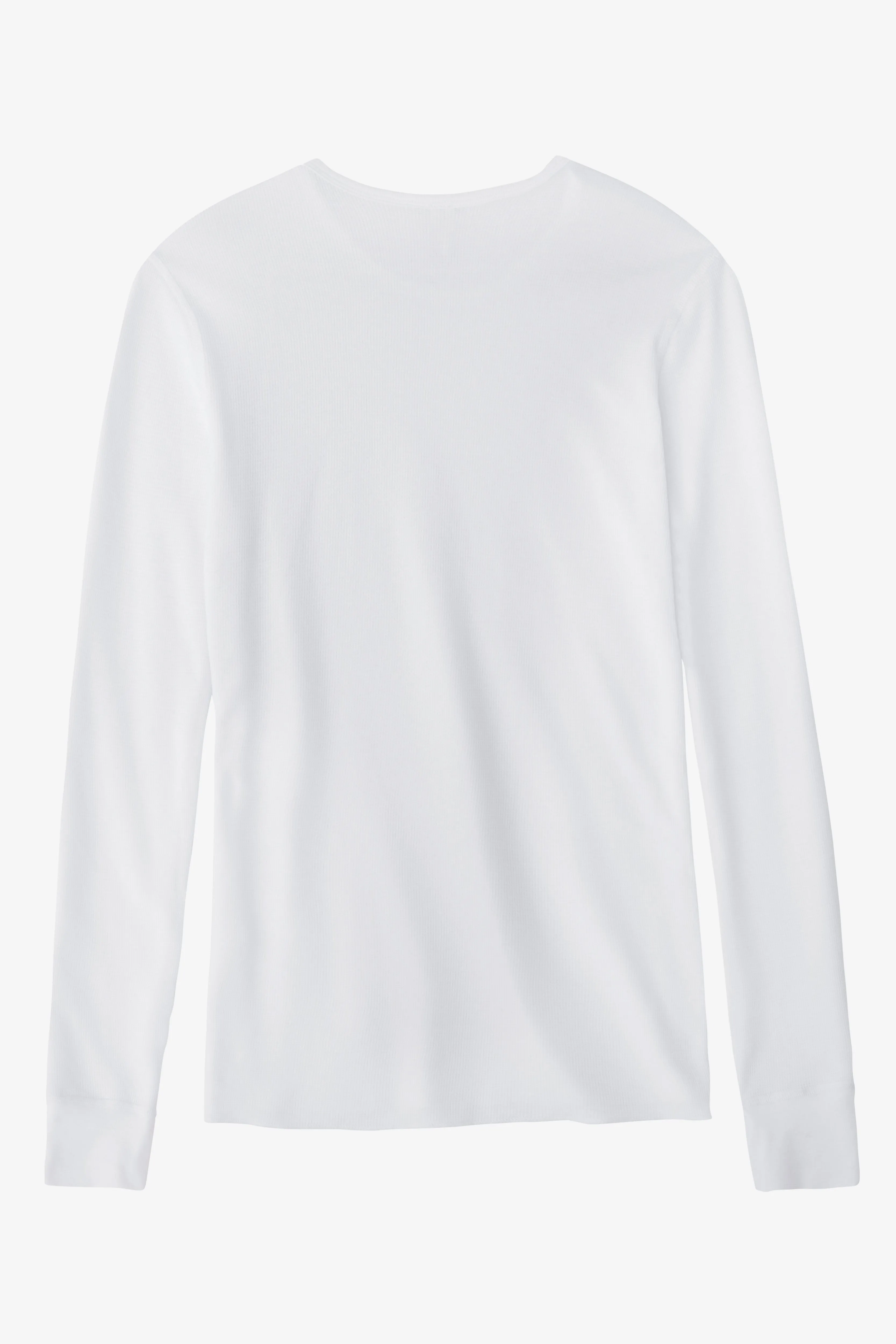 T407 - Poly-Cotton Thermal Long Sleeve Crewneck