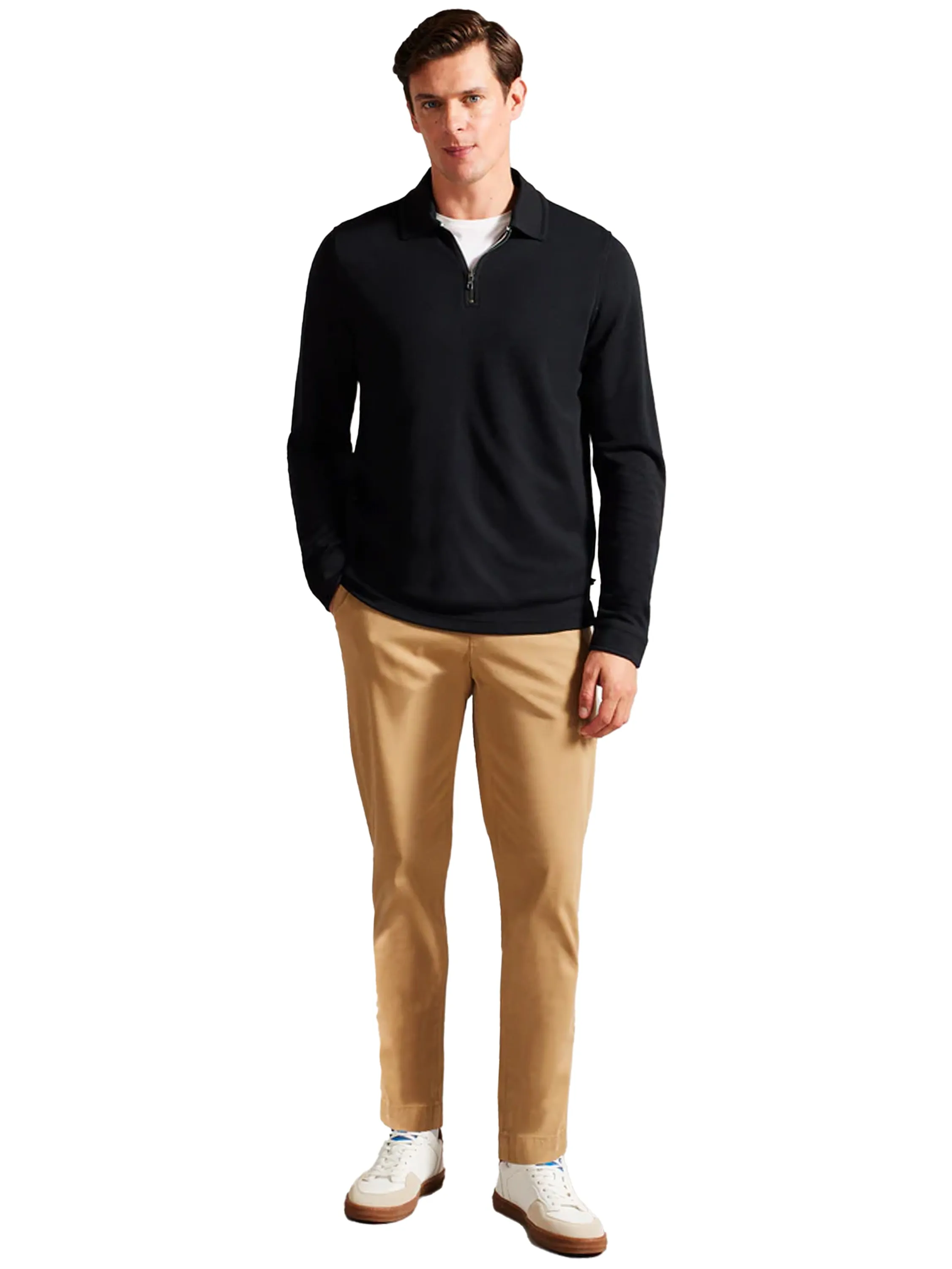 Ted Baker | Mens Long Sleeve Polo Shirt - Karpol