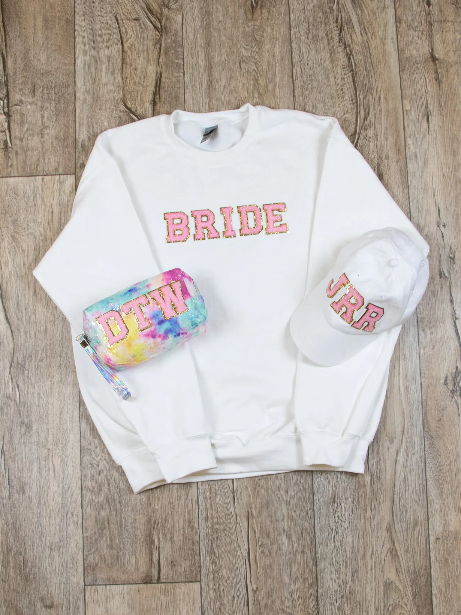 Varsity Letter Sweatshirt - White