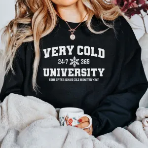 Very Cold University Wholesale Graphic Sweatshirt - Quick TAT