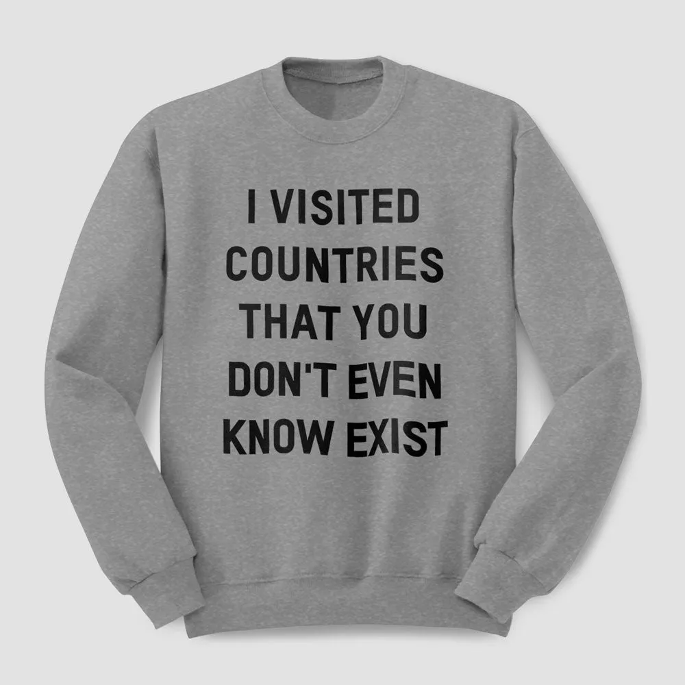 Visited Countries - Sweatshirt