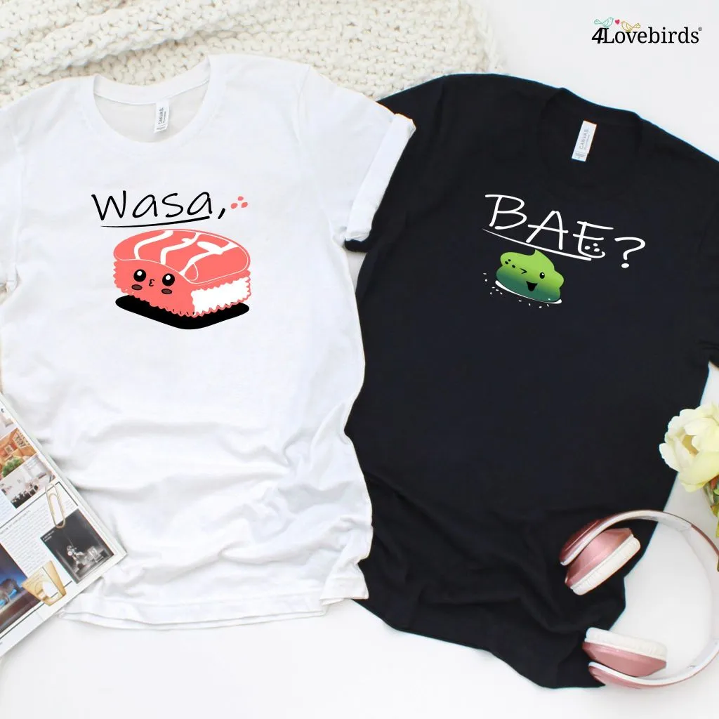 Wasa Bae - Hilarious Matching Set for Couples, Boyfriend and Girlfriend Fun Outfits