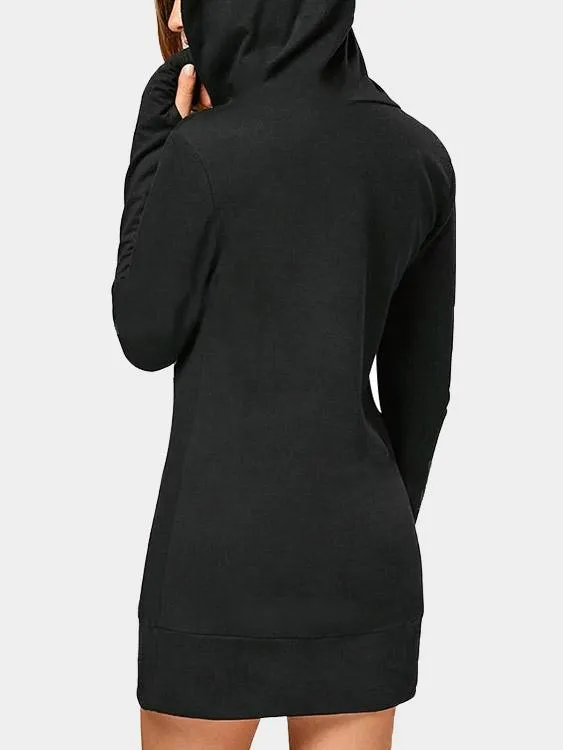 Wholesale Round Neck Long Sleeve Black Sweatshirts