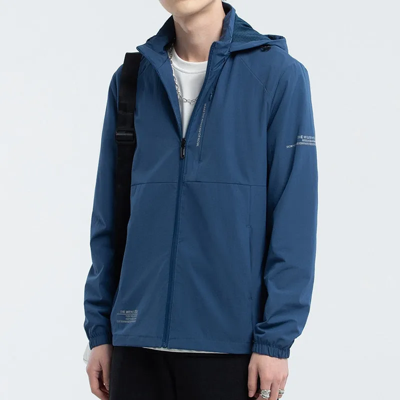 xiangtuibao Summer Lightweight Breathable Sun Protection UvProof Hooded  Jacket UPF50 Skin Coat Single-Layer Men Thin Men Windbreaker Couple