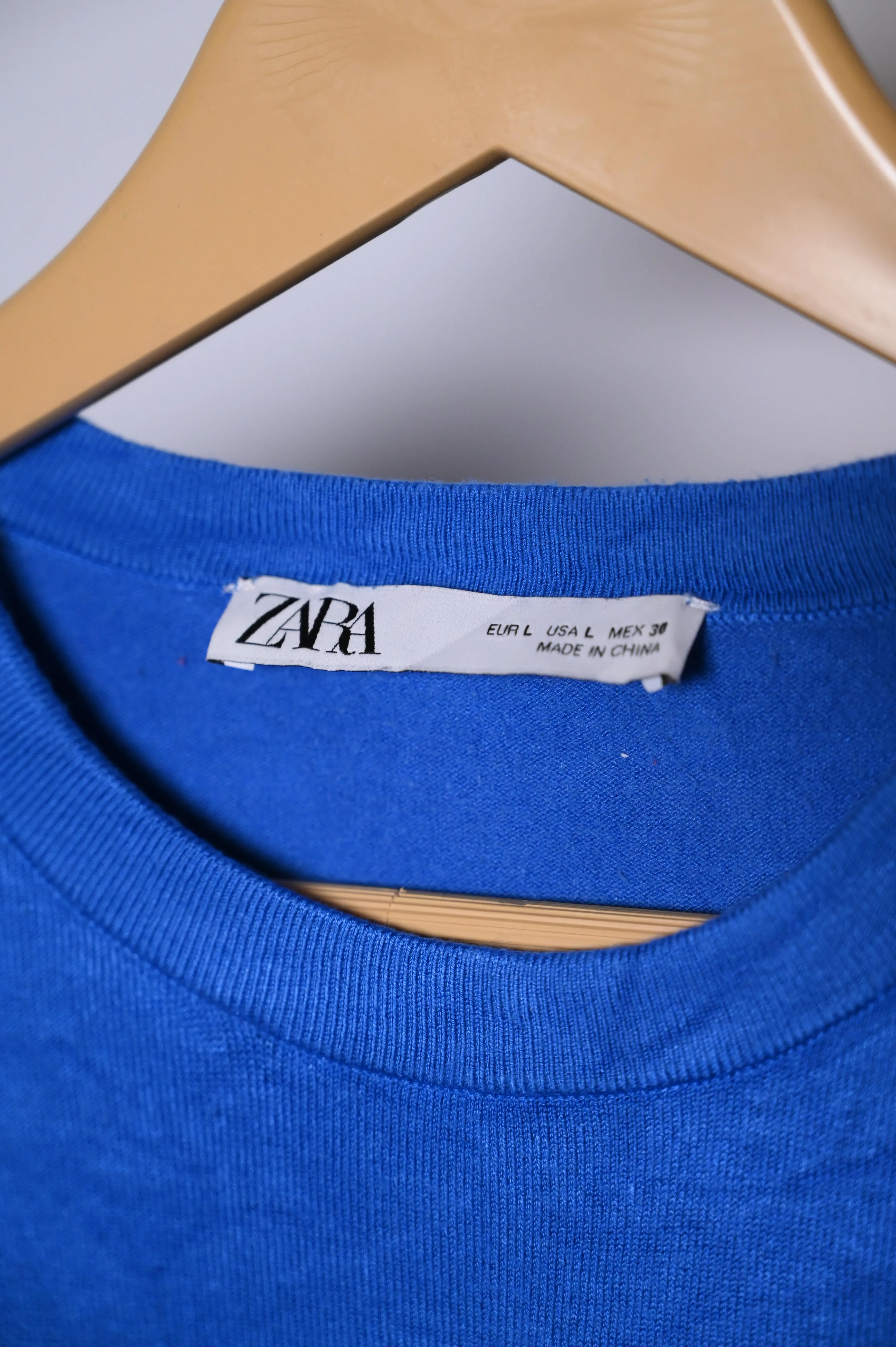 Zara Blue Sweatshirt - Large